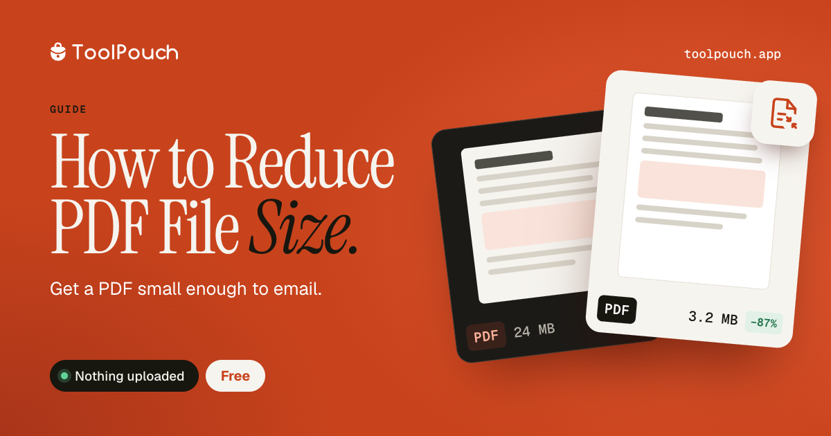 How to Reduce PDF File Size